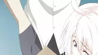 حوريات الأنيمي تأخذه بقوة: شرج خشن وقذف داخلي